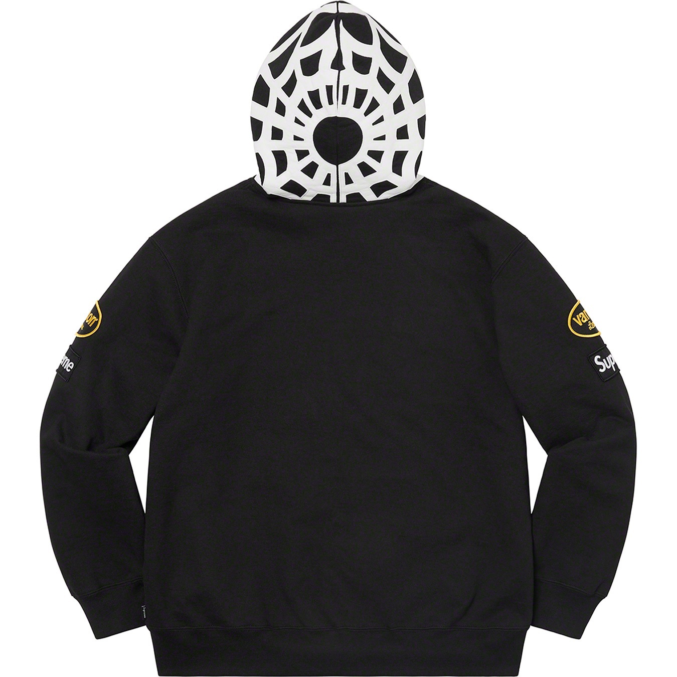 Supreme®/Vanson Leathers® Spider Web Zip Up Hooded Sweatshirt view 2